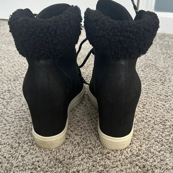 Kenneth Cole Black and White Winter Boots - Picture 3 of 3